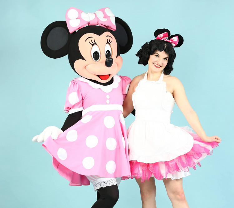 Girl Mouse Mascot - Pink