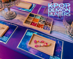 Kpop Demon Hunters Keychain (Norigae) Bar Craft Table