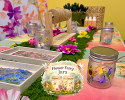 Flower Fairy Jars Craft Station