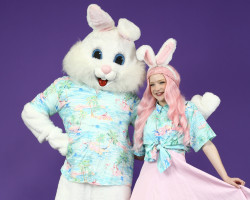 Easter Bunny & Bunny Girl - Hawaiian