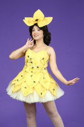 Flower Pixie "Marigold" in Yellow