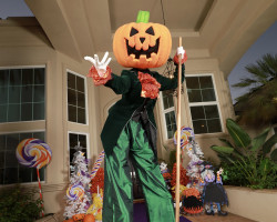 Pumpkin Stilt Walker