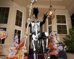 Skeleton on Jump Stilts
